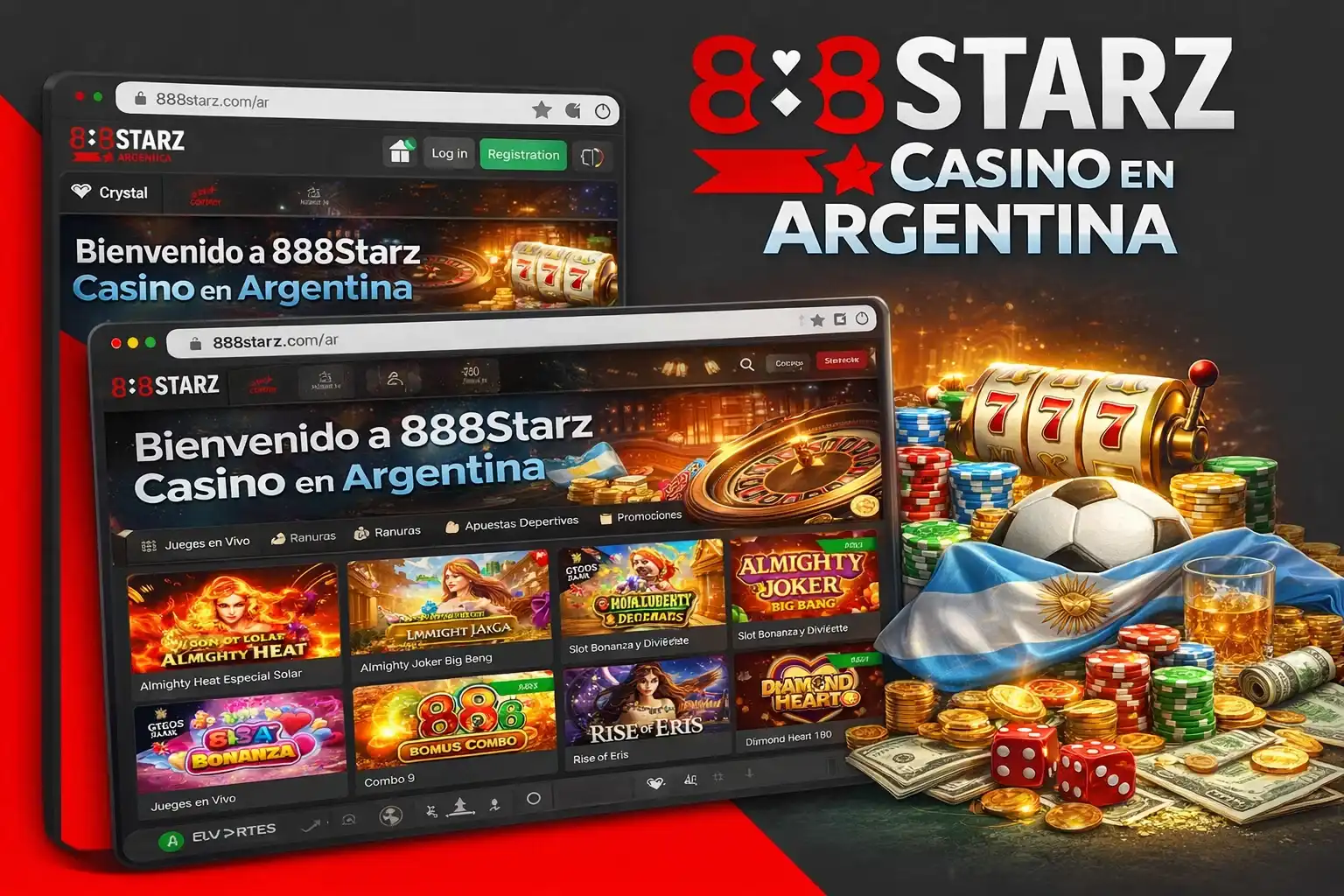 Slots y Juegos Crash en Casino 888Starz